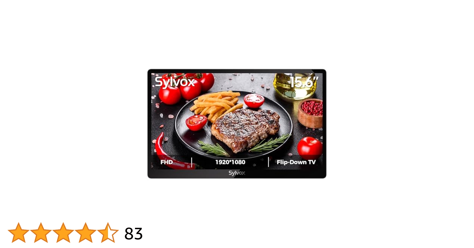 SYLVOX 15.6インチ テレビ キッチン用テレビ フリップダウンモニター Amazon.co.jp: SYLVOX 15.6V テレビ キッチン用 フリップダウン